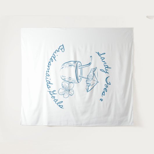 Tenture Sandy Toe & Bridesmaitres Objectifs Bachelorette c (Devant (Horizontal))