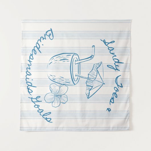 Tenture Sandy Toe & Bridesmaitres Objectifs Bachelorette c (Devant (Horizontal))