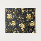 Tenture Sans couture avec orchidées de bijoux (Devant (Horizontal))