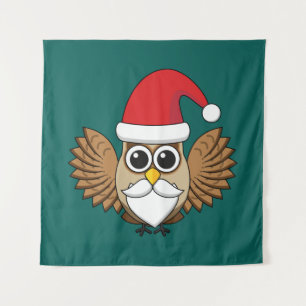 Tenture Santa Claus Owl