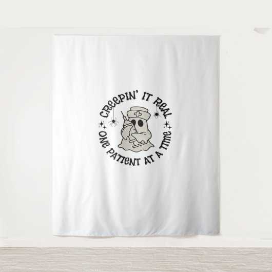 Tenture Santé Halloween, Le Creeping It Real Un Patient (Devant)