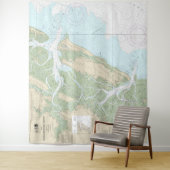 Tenture Sapelo et Doboy Sounds Nautical Chart 11510 (En situation)