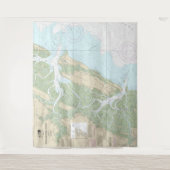 Tenture Sapelo et Doboy Sounds Nautical Chart 11510 (Devant)