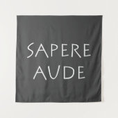 Tenture Sapere aude (Devant)