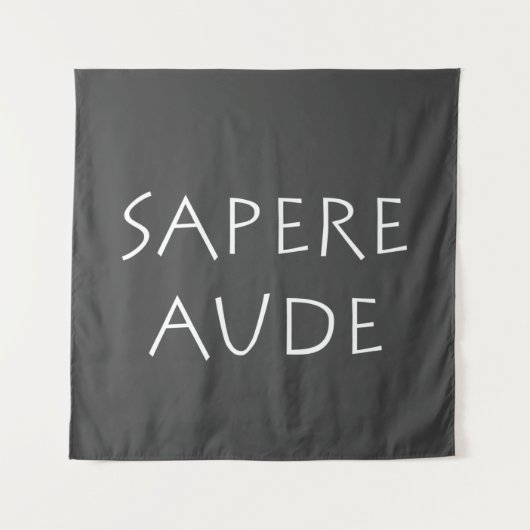 Tenture Sapere aude (Devant)