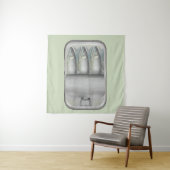 Tenture Sardines dans une boîte (En situation)