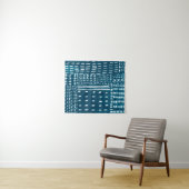 Tenture Sashiko Stitches (En situation (horizontale))