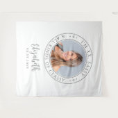 Tenture Sassy & Classy Anniversaire Photo White fond (Devant (Horizontal))