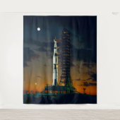 Tenture Saturn V Space Rocket Lancement photo NASA (Devant)