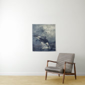 Tenture Saute-baleine sauvage (En situation)