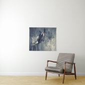 Tenture Saute-baleine sauvage (En situation (horizontale))