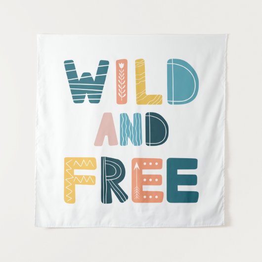 Tenture Sauvage et libre (Devant)