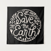 Tenture Sauvez la terre (Devant)