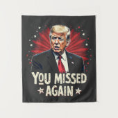 Tenture Sauvez les animaux de compagnie Trump Election (Devant)