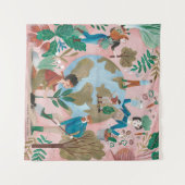 Tenture Sauvez les arbres et la planète terre (Devant (Horizontal))