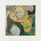 Tenture Saveur de crème glacée (Devant (Horizontal))