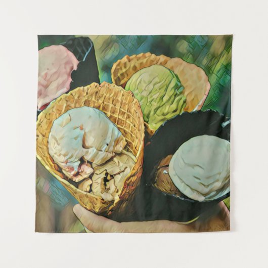 Tenture Saveur de crème glacée (Devant)