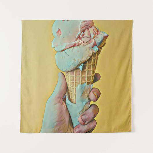 Tenture Saveur de crème glacée (Devant)