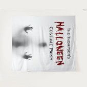 Tenture Scandale moderne sanglante Halloween Party Blanc f (Devant (Horizontal))