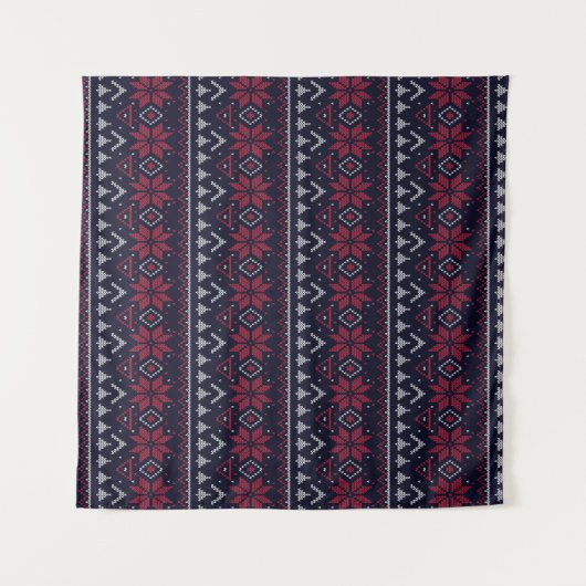 Tenture Scandinave, tricot (Devant (Horizontal))