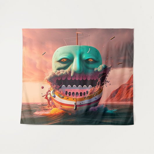 Tenture Scary (Devant (Horizontal))