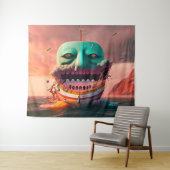 Tenture Scary (En situation (horizontale))