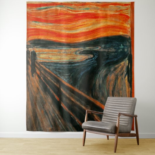 Tenture Scary Agonizing Peinture Halloween Selfie fond (En situation)