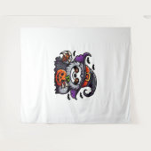 Tenture Scary Halloween Sloth Witch Costume Casquette Mer (Devant (Horizontal))