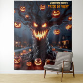 Tenture Scary Jack-o'-Lantern Tree Halloween Hanging (En situation)