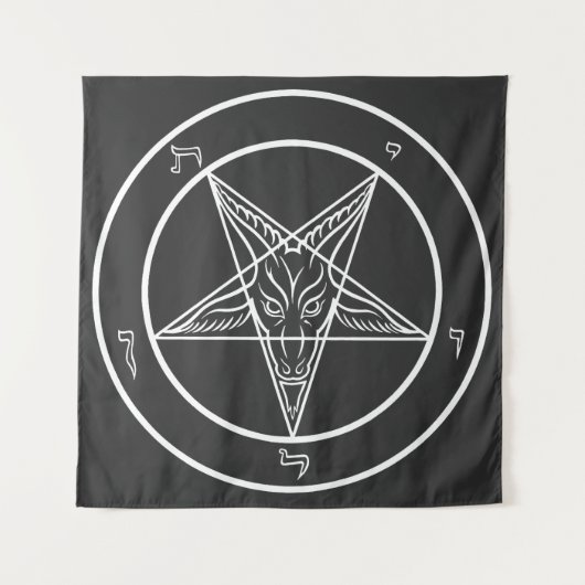 Tenture Sceau de Baphomet CoS (Devant)