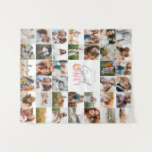 Tenture Scénario multi photo moderne 50e anniversaire (Devant (Horizontal))