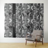 Tenture Scène de cimetière gothique Vampires en cristal av (En situation (horizontale))