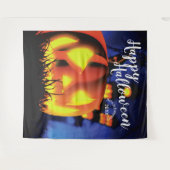 Tenture Scène de Halloween effrayante | Décor de fête (Devant (Horizontal))