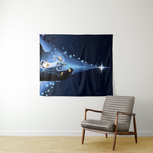 Tenture Scène de la Nativité (En situation (horizontale))