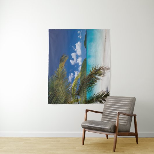 Tenture Scène De Plage Tropicale (En situation)