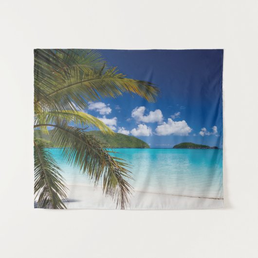 Tenture Scène De Plage Tropicale (Devant (Horizontal))