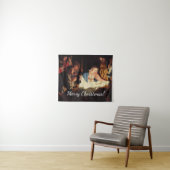 Tenture Scène des maîtres de Noël (En situation (horizontale))