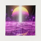 Tenture Scène pop art moderne rose fi3 (Devant)