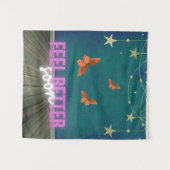 Tenture Scène Whimsical Butterfly Se Bien Bientôt (Devant (Horizontal))