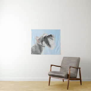 Tenture Schnauzer (Giant, Standard) Peinture - Chien Art