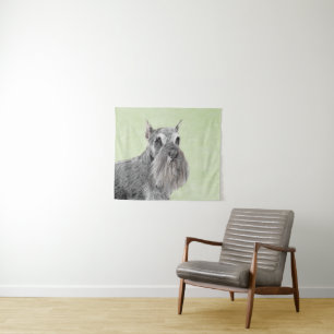 Tenture Schnauzer (Giant, Standard) Peinture - Chien Art
