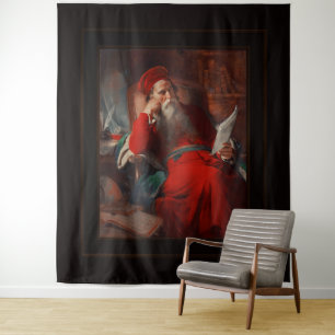 Tenture Scholar dans son étude par Friedrich von Amerling