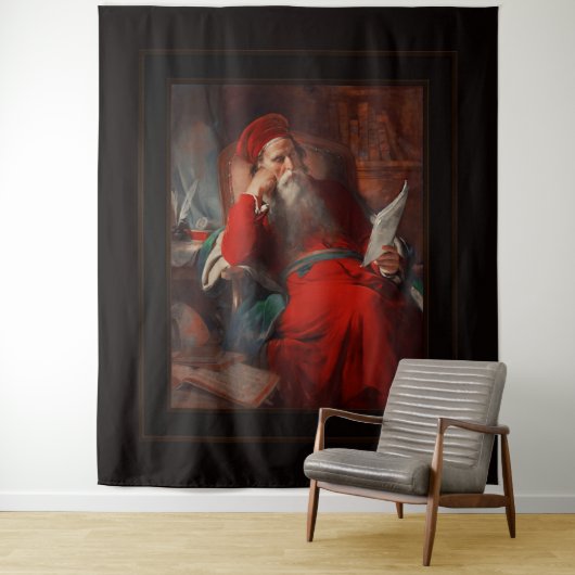 Tenture Scholar dans son étude par Friedrich von Amerling (En situation)