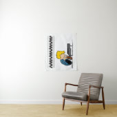 Tenture Schroeder Charlie Musique Brown (En situation)