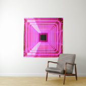 Tenture Sci-Fi Retro 3D : Illustration d'art pop (En situation (horizontale))