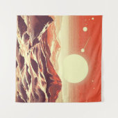 Tenture Sciage de paysage SF Mars 2 (Devant (Horizontal))