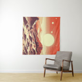 Tenture Sciage de paysage SF Mars 2 (En situation (horizontale))