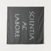 Tenture Scientia ac labore (Devant (Horizontal))