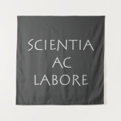 Tenture Scientia ac labore (Devant)