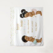 Tenture Scintille Petite Étoile Bébé Genre Neutre Ethnique (Devant)